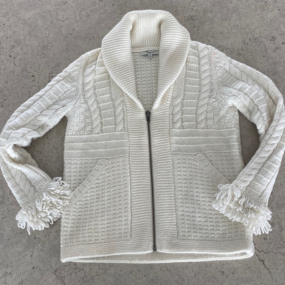 Madewell Sweaters - Madewell Cream Knit Sweater_XS